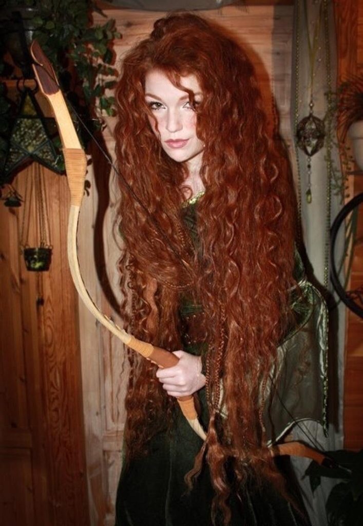 long celtic red hair