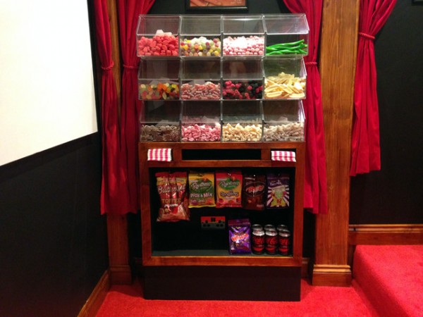 It even has its own candy dispenser.