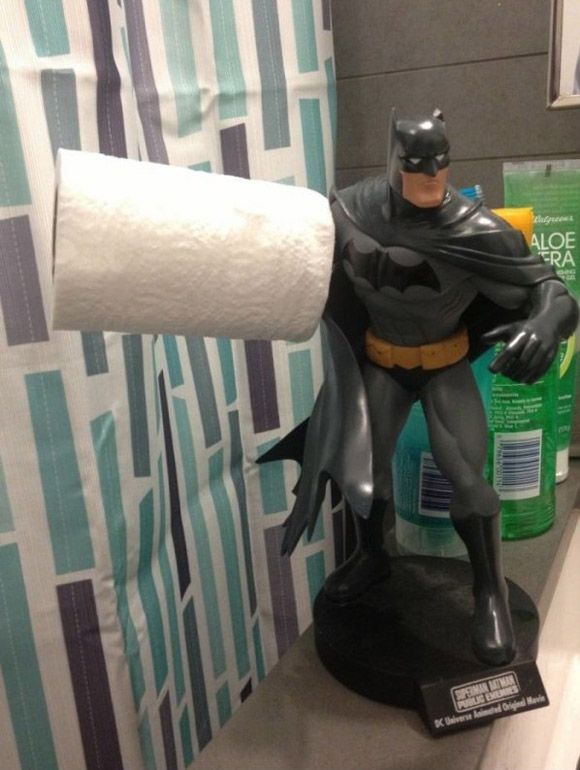 batman toilet paper holder