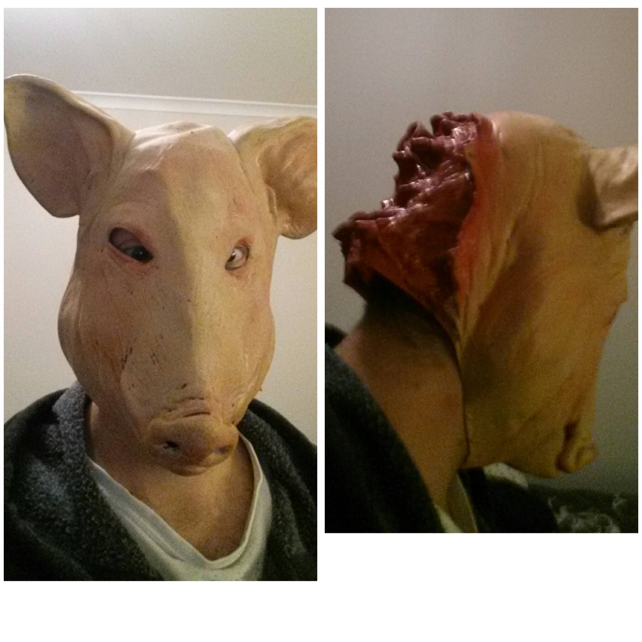 creepy pig mask