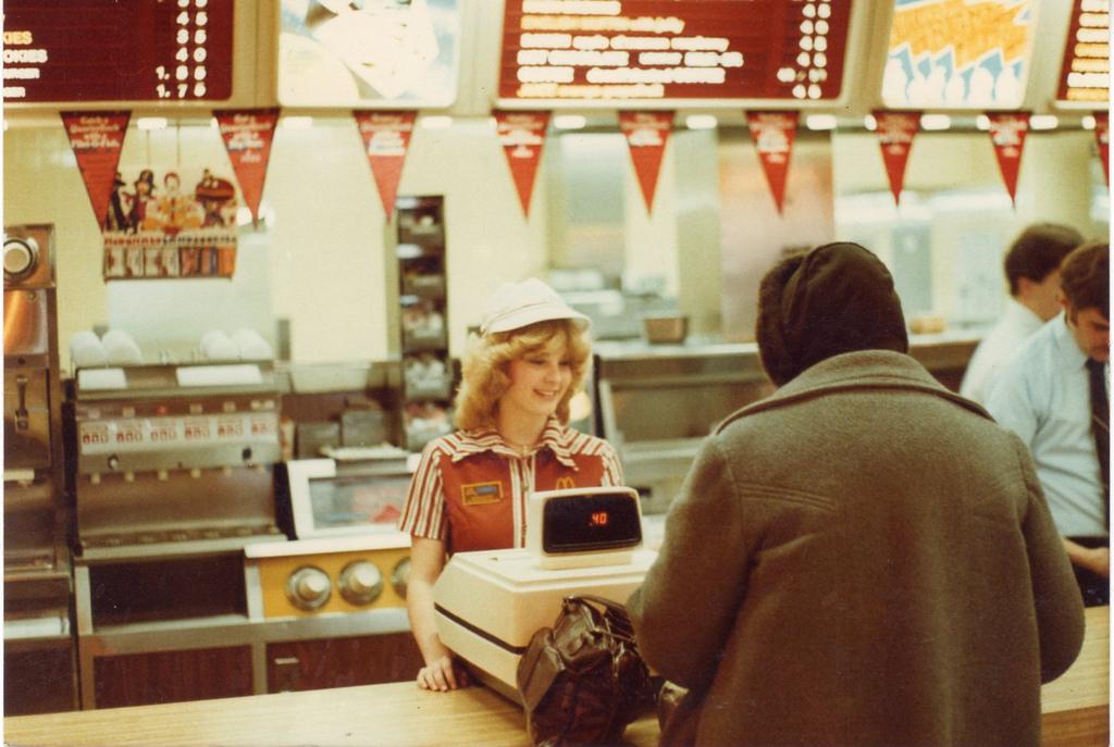 McDonalds worker in the 80s.