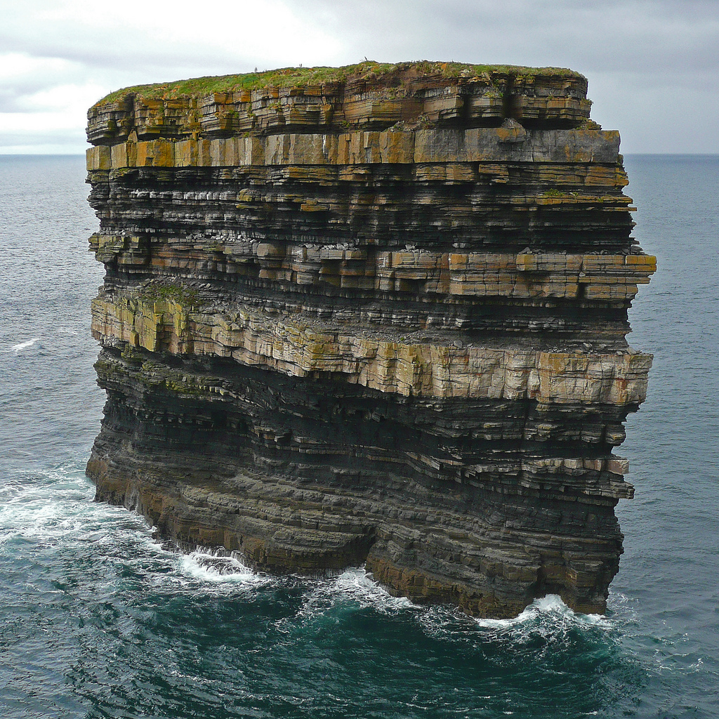 oddly satisfying  - sea-stack off downpatrick head - ,