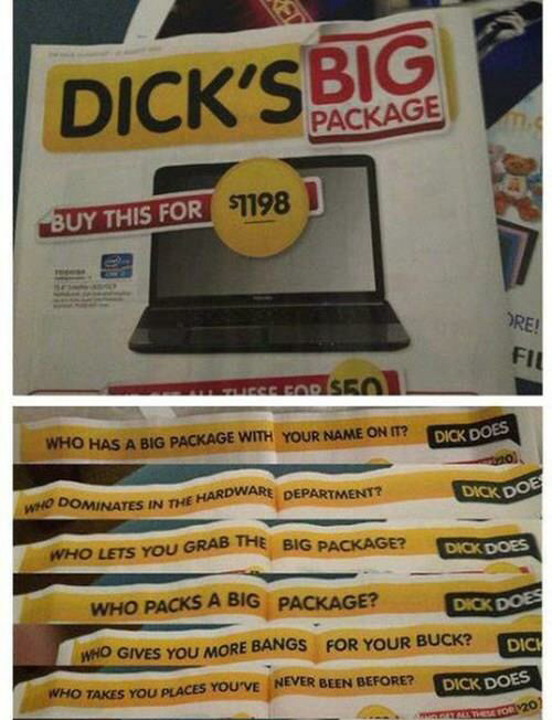 dick smith ads - Dick'S Big Buy This For $7198 Re! Fil Licecod Sro Dick Does Who Has A Big Package With Your Name On It? Hardware Department? Who Dominates In The Har Dick Doe Who Lets You Grab The Big Package? D Oes Who Packs A Big Package? Dick Doe Who 