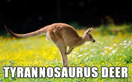 alternate names for animals - Tyrannosaurus Deer