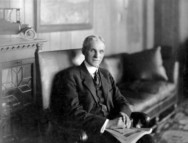 Henry Ford would experiment with eating different kinds of weeds and plants.