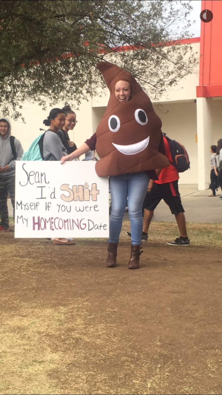funny homecoming proposals - Jean Id Shit Myself if you were My Homecoming Date