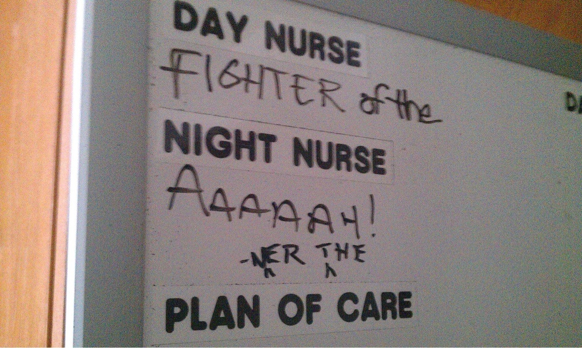 it's always sunny nurse meme - Day Nurse Fighter of the Night Nurse Aaaaah! Her The Plan Of Care
