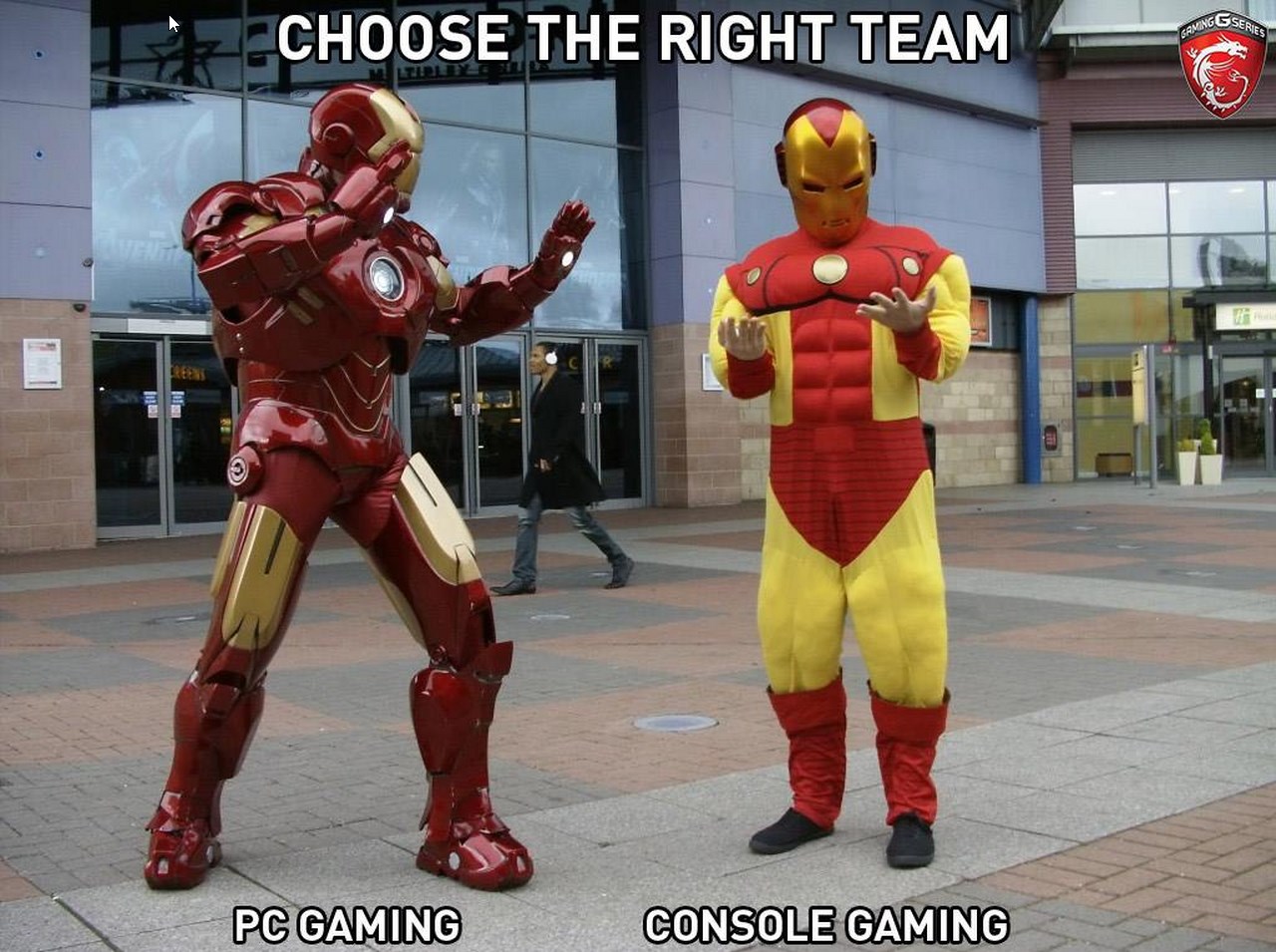 iron man cosplay fail - Ggseries R. Choose The Right Team Gaming Pc Gaming Console Gaming