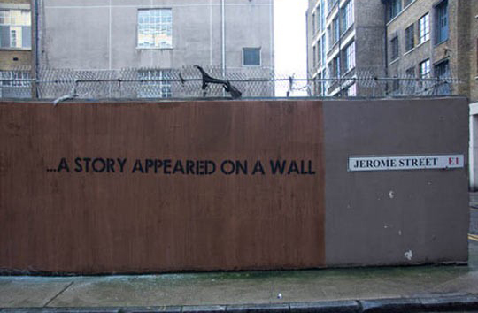 ART3 - La Story Appeared On A Wall Jerome Street Ei