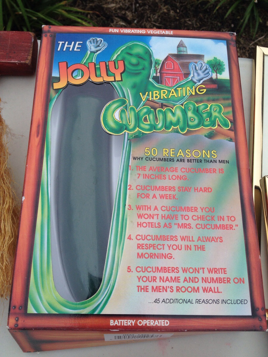 church vibrator - Un Vibratis The Jolly Vibrating 50 Reasons Why Cucumbers Are Better Than Men The Avenge Curs 7 Inches Long 2. Cucumbers Stay Hard For A Week With A Cucumber You Won'T Have To Check In To Hotels As "Mrs. Cucumber" 4. Cucumbers Will Always