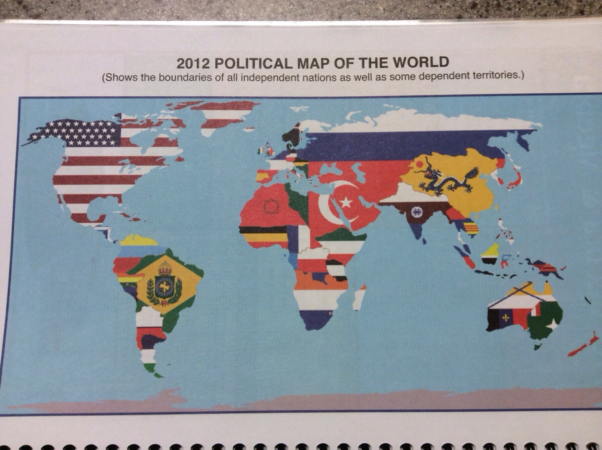 worst world map - 2012 Political Map Of The World Shows the boundaries of all independent nations as well as some dependent territories.