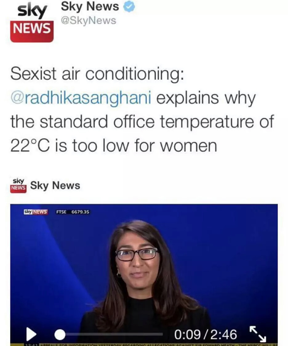 The Sexist Air Conditioning