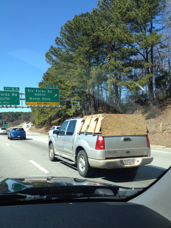 redneck family car - Exit 8 A Forks Rd Outh Mile Exit Bb Six Forks Rd North North Hills goma