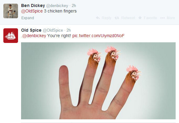 old spice how many fingers - Ben Dickey 2h 3 chicken fingers Expand Redrewed Favomeone Old Spice Spice 2h You're right! pic.twitter.comUiymzdoNoF