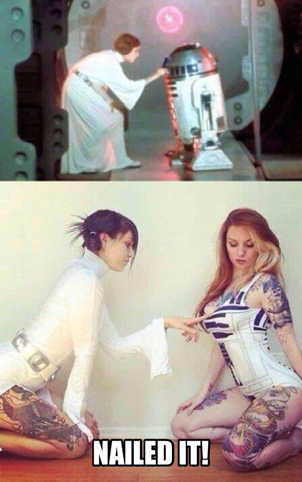 downloaded the wrong star wars - Nailed It!