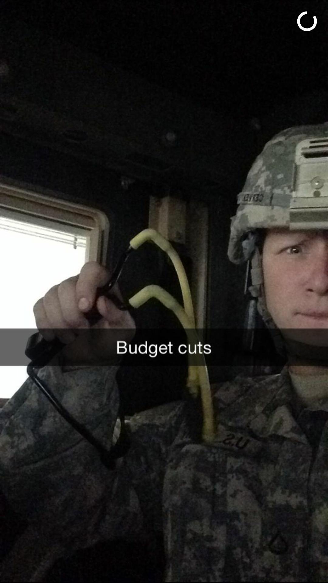 army slingshot - Budget cuts