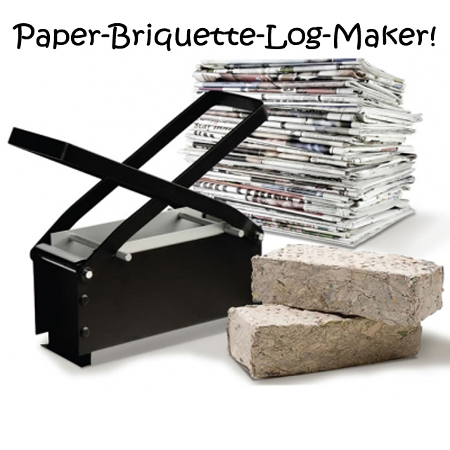 paper brick maker - PaperBriquetteLogMaker! Ac