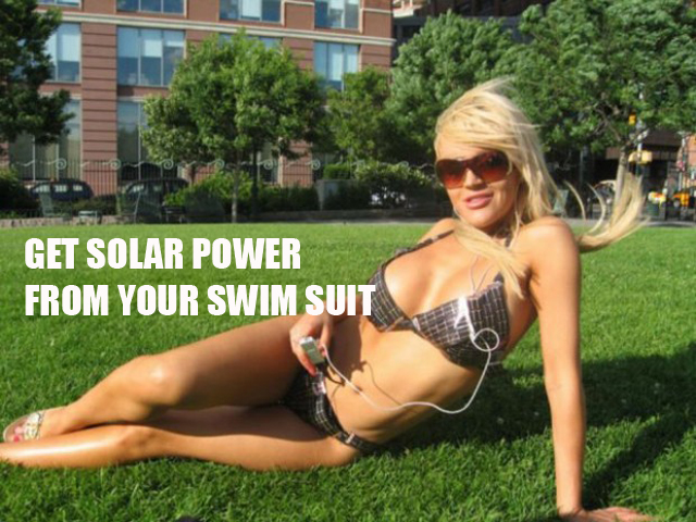 solar powered - Get Solar Power From Your Swim Suit