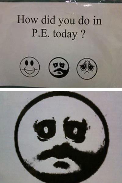 you feeling today meme - How did you do in P.E. today?