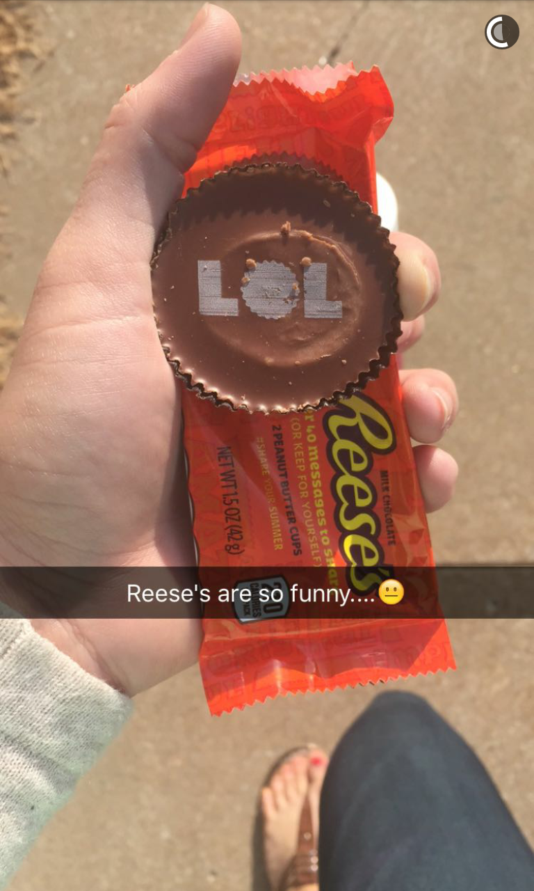 reese's peanut butter cups - Wilo Reese Reese's are so funny....e