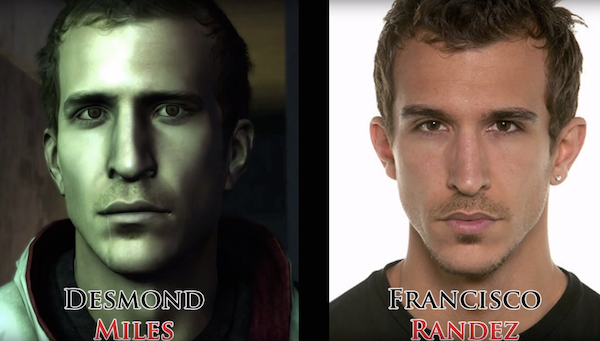 Desmond Miles – Assassin’s Creed; Based off of Francisco Randez
Desmond was clearly based off of fashion model Francisco Randez who surprisingly enough is a fan of martial arts and running as well.