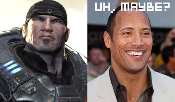 While it’s not confirmed, Marcus Fenix looks a hell of a lot like the Rock. Let us know what you think in the comments down below.