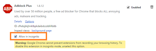 You think that adblock can't be used in incognito mode? Guess again.