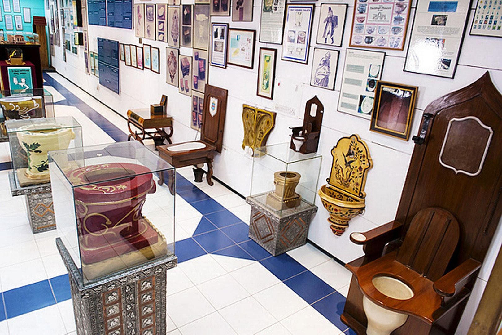 Sulabh International Toilet Museum  is a facility that houses different types of toilets used throughout history.