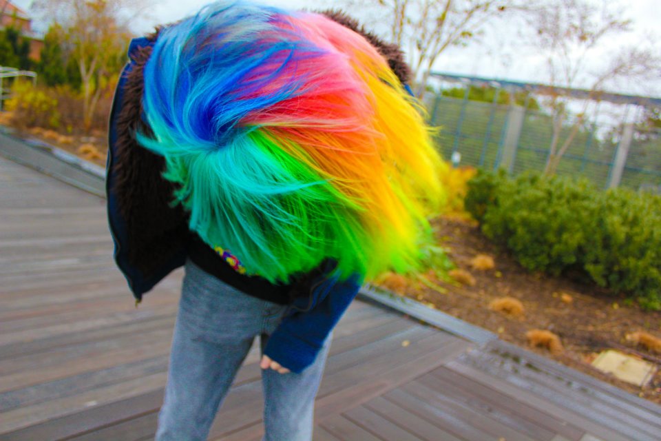 satisfying pic rainbow hair for boys