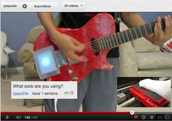 youtube guitar comments