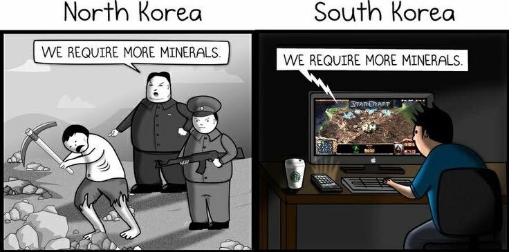 north korea south korea difference - North Korea South Korea We Require More Minerals. We Require More Minerals.
