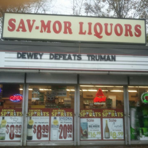 convenience store - SavMor Liquors Dewey Deseats Spyretssprits Sprits Sprits Spyrits 2009