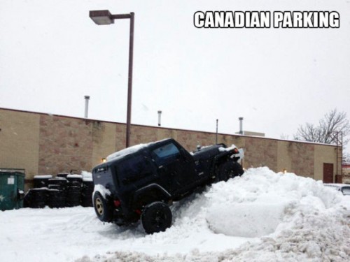 meanwhile in new england - Canadian Parking