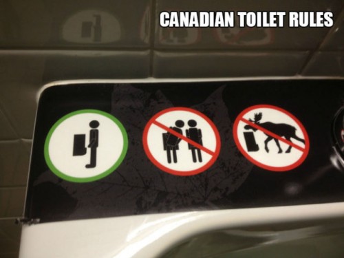 Canadian Toilet Rules Uti