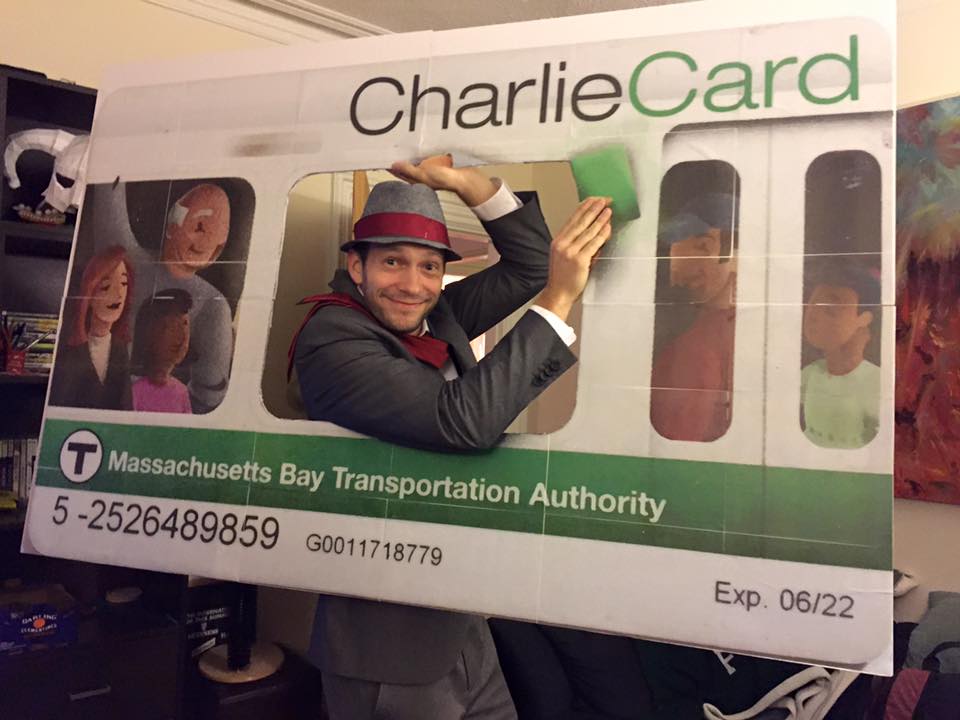 charlie card costume - Charlie Card T Massachusetts Bay Transportation Authority 5 2526489859 G0011718779 Exp. 0622