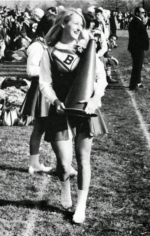 Meryl Streep in high school, 1960's.
