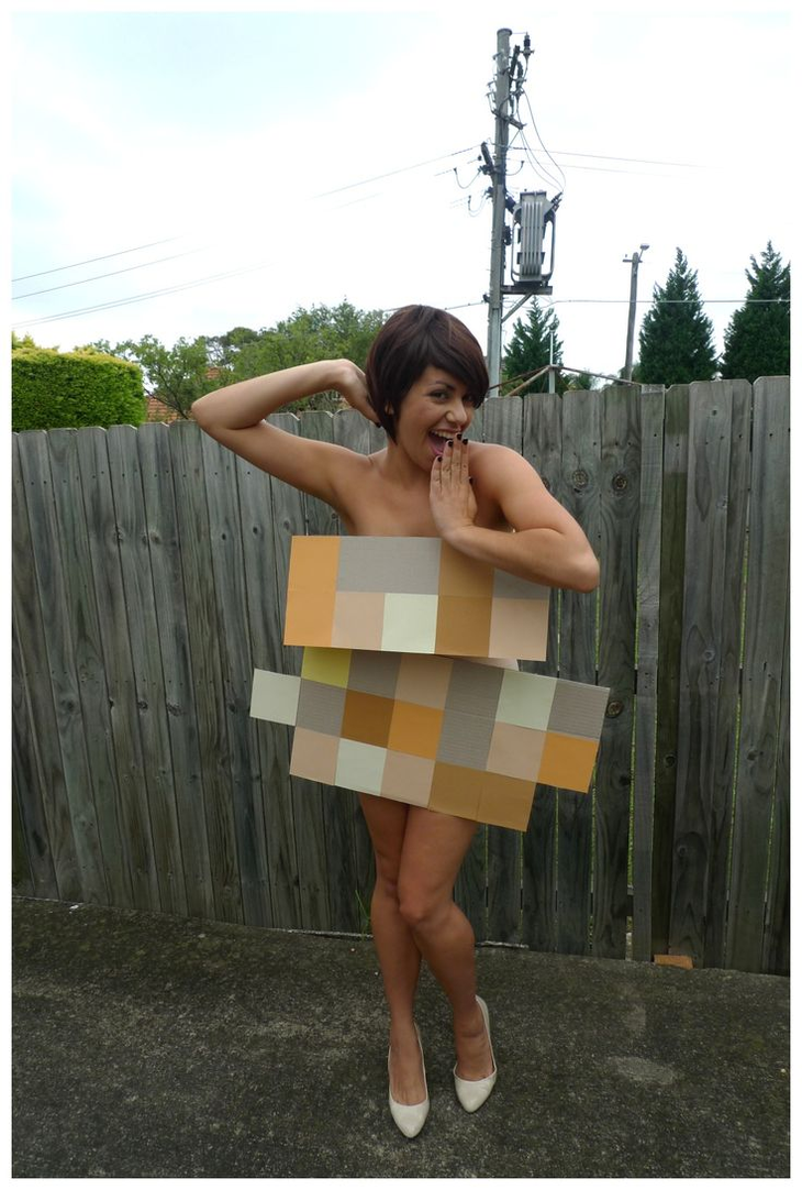 funny nude costume