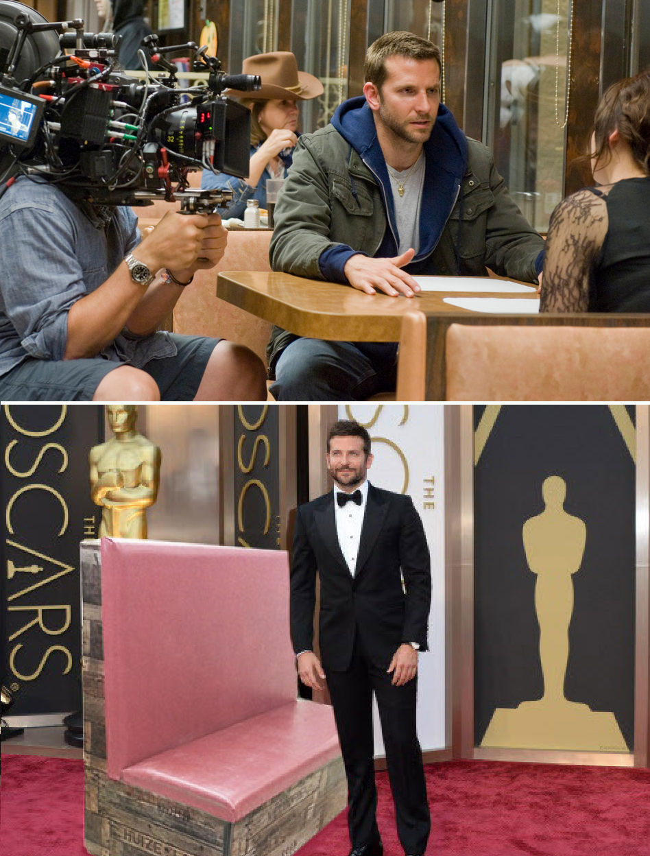 Bradley Cooper and Diner Booth Seat – Silver Linings Playbook