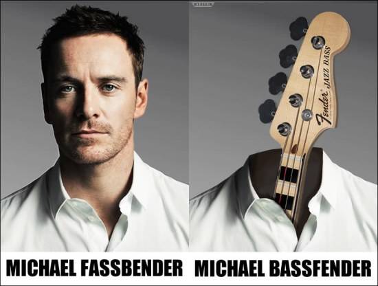 celeb pun michael bassfender - Fendet Jazz Bass Michael Fassbender Michael Bassfender