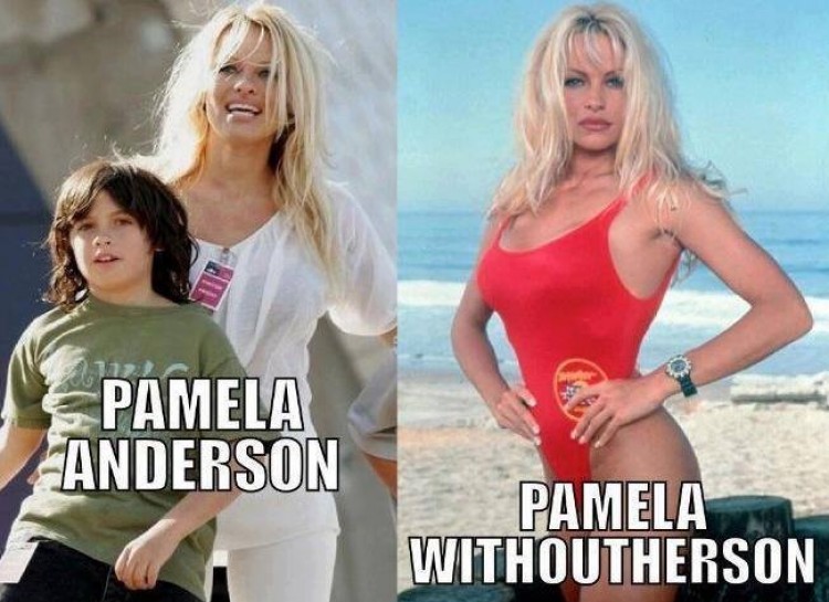 celeb pun baywatch pamela - Pamela Anderson Pamela Withoutherson