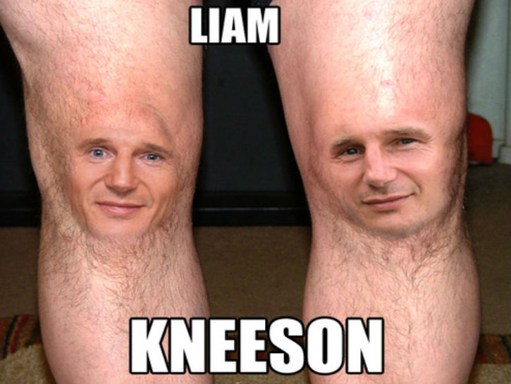 celeb pun liam kneeson - Liam Kneeson
