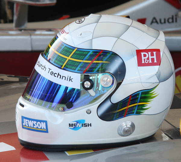 In Formula 1 drivers cannot substantially change their helmet designs as of this year.