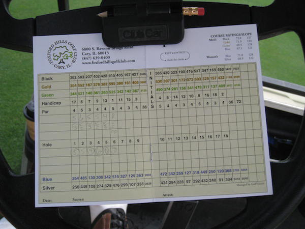 Golfers have to sign their scorecard and if there’s a mistake they are disqualified, even though their score is being kept by others for the entire duration of the game.