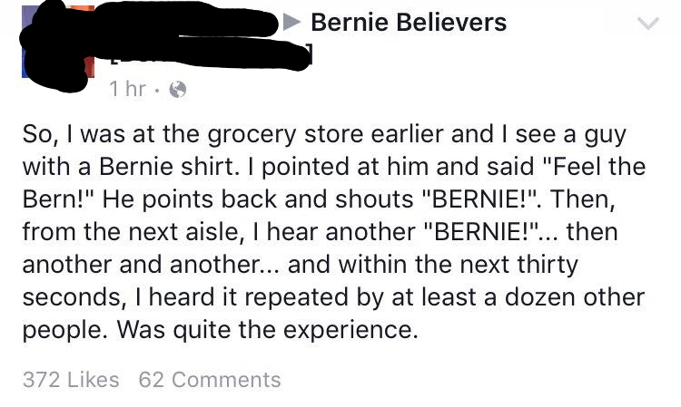 contrapoints tinder - Bernie Believers 1 hr. So, I was at the grocery store earlier and I see a guy with a Bernie shirt. I pointed at him and said "Feel the Bern!" He points back and shouts "Bernie!". Then, from the next aisle, I hear another "Bernie!"...
