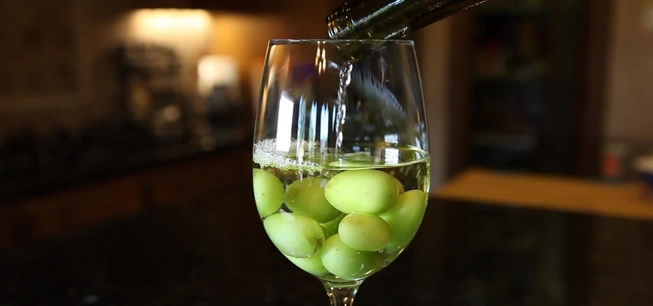 Want to look even more fabulous? Chill your wine without watering it down by using frozen grapes.