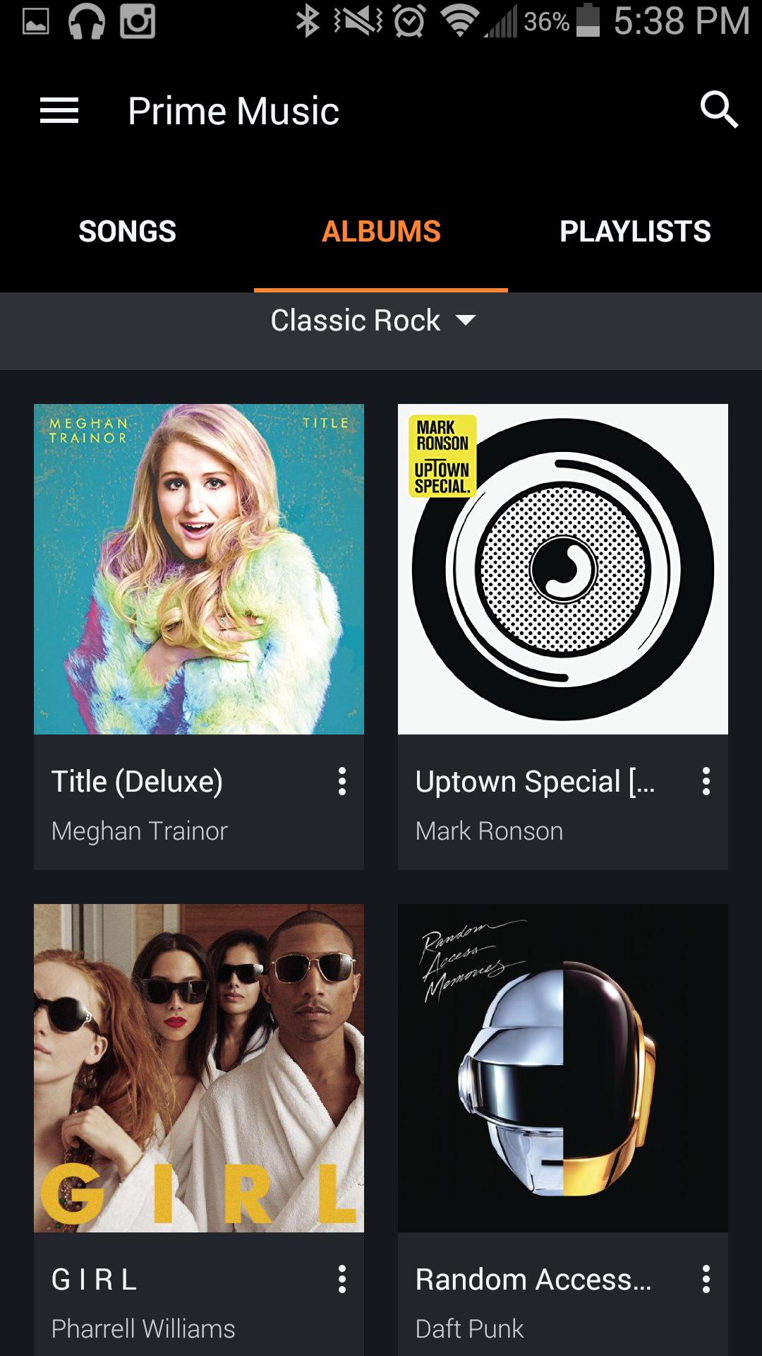 infuriating website - N S B 36% Prime Music Songs Albums Playlists Classic Rock Title Meghan Trainor Mark Ronson Uptown Special. Title Deluxe Meghan Trainor Uptown Special ... Mark Ronson Ceo Girl Random Access.... Daft Punk Pharrell Williams