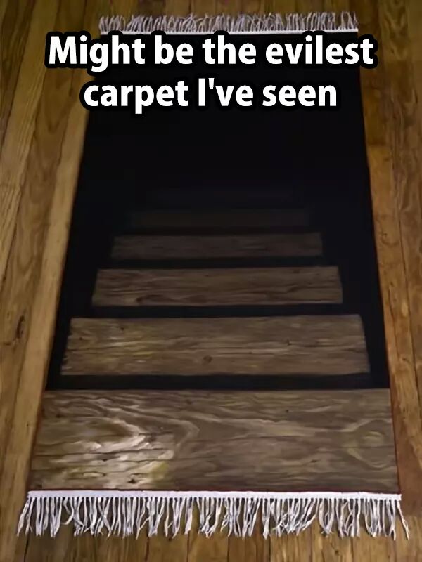 evil rug - Might be the evilest carpet I've seen