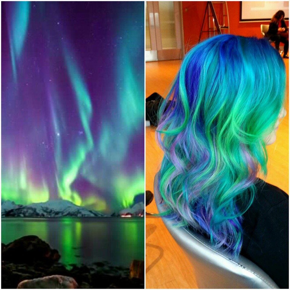 aurora borealis hair