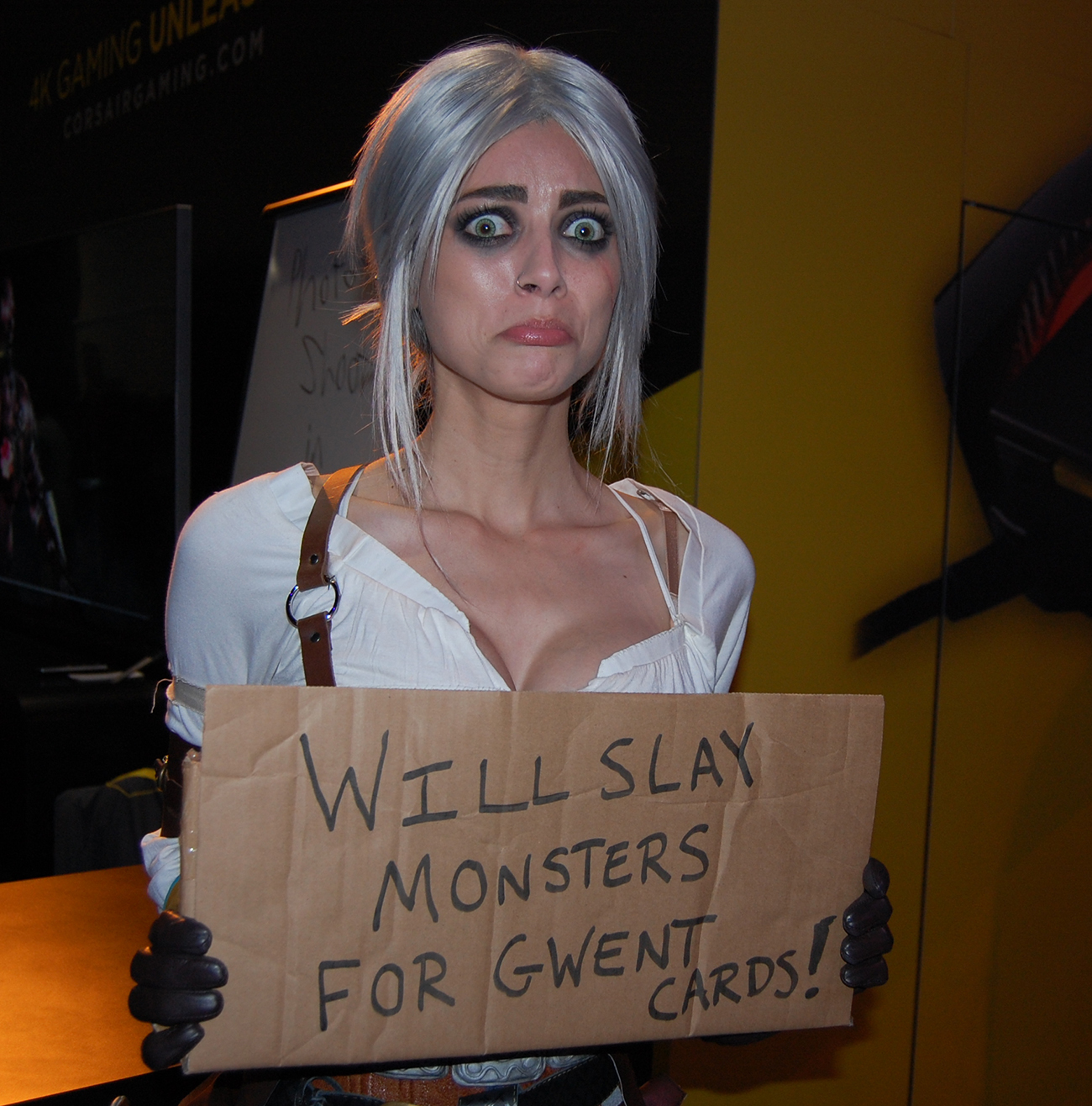 ciri cosplay gwent - Will Slay Monsters For Gwenards!