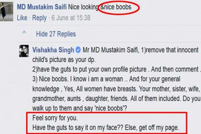 sonam kapoor boobs troll - Md Mustakim Saifi Nice looking &nice boobs 6 June at Hide 27 Replies Vishakha Singh Mr Md Mustakim Saifi, 1remove that innocent child's picture as your dp. 2have the guts to put your own profile picture. And then comment 3 Nice 